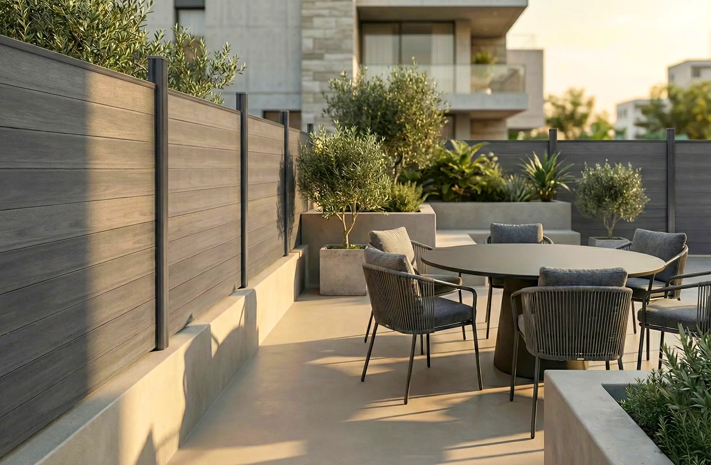 用途に合わせて、自在に。シーンと調和するフェンスデザイン。の画像