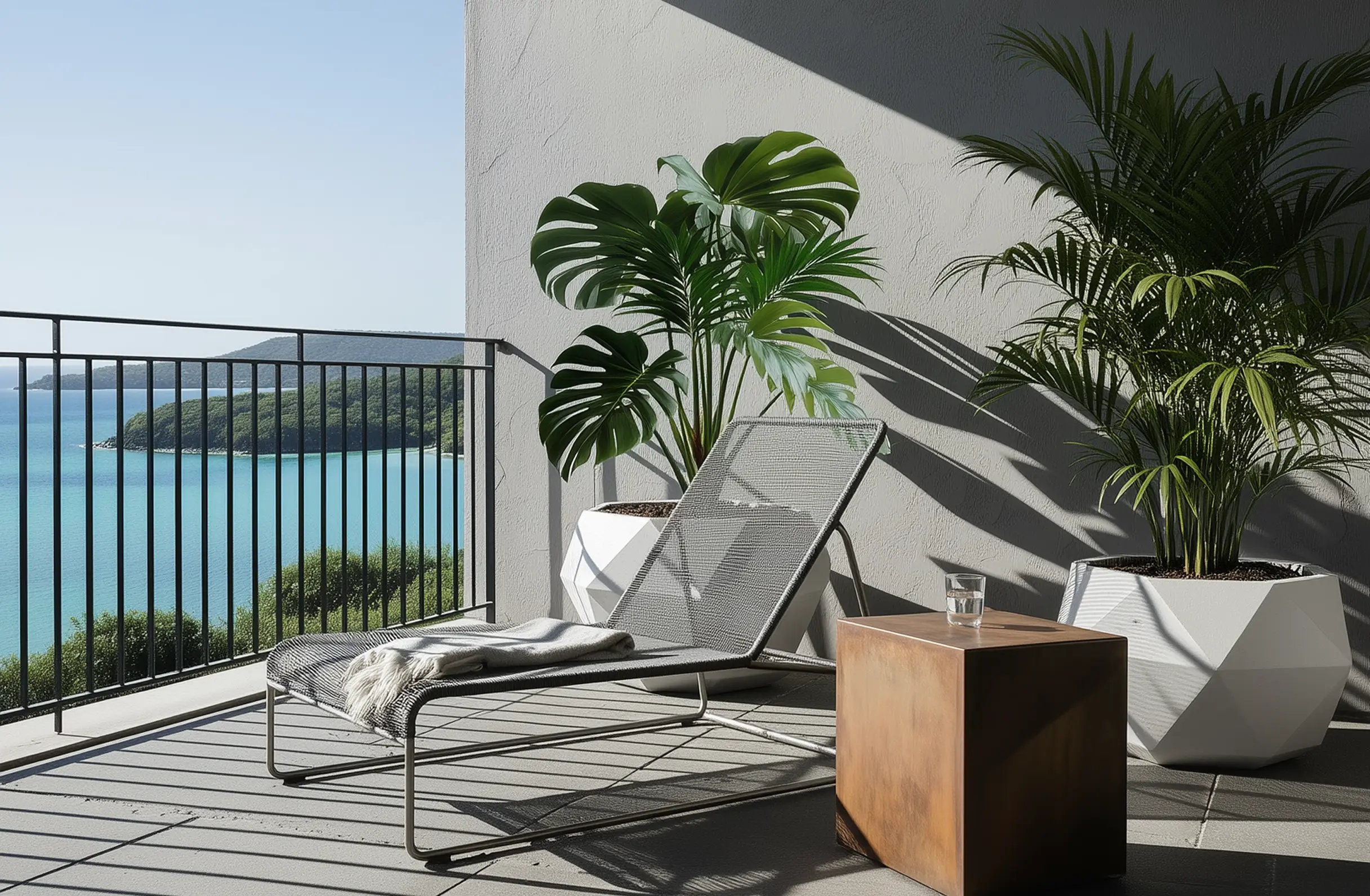 植物を引き立てる、余白の器の画像